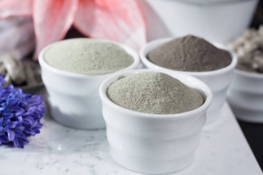 Antik Mineraller - lüks yüz ve vücut spa tedavisi, kil powd