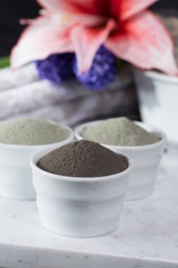 Antik Mineraller - lüks yüz ve vücut spa tedavisi, kil powd