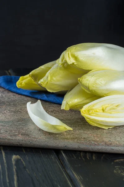 Ensalada Achicoria Witloof Fresca Saludable Plato Menú Dietético — Foto de Stock