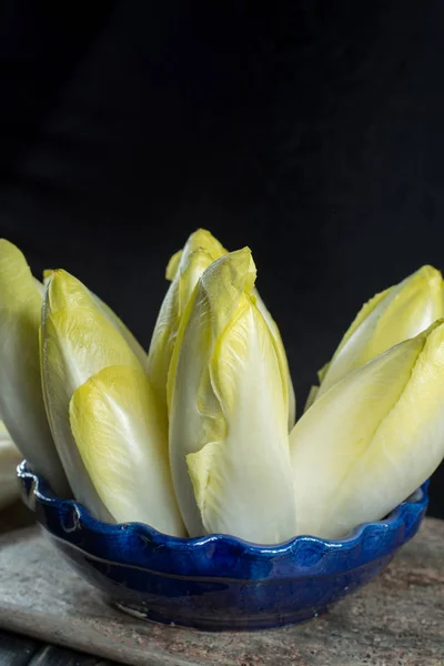 Ensalada Achicoria Witloof Fresca Saludable Plato Menú Dietético — Foto de Stock