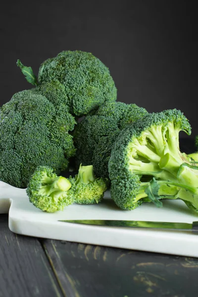Makanan super musim dingin hijau Bayi brokoli — Stok Foto
