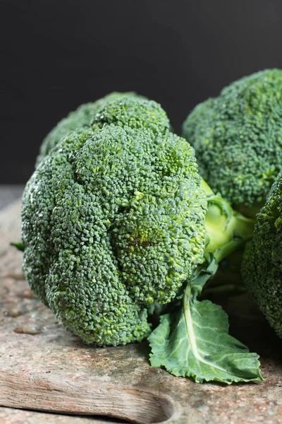 Makanan Organik Segar Musim Dingin Makanan Super Bayi Brokoli — Stok Foto