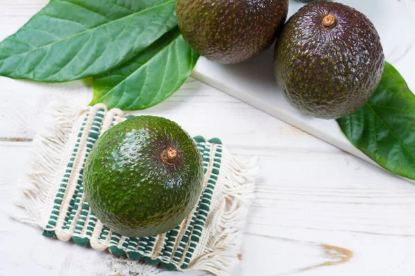 Groene Verse Avocado Uit Biologische Avocado Plantage Gezonde Voeding — Stockfoto