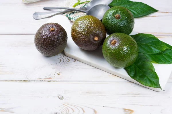 Grön Färsk Avokado Från Ekologisk Avokado Plantation Hälsosam Mat — Stockfoto