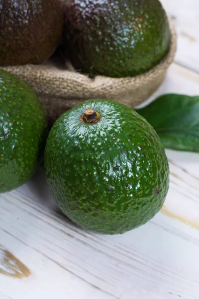 Grön Färsk Avokado Från Ekologisk Avokado Plantation Hälsosam Mat — Stockfoto