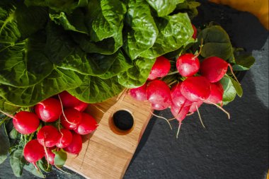 Yeşil romaine marul kaynak vitamin
