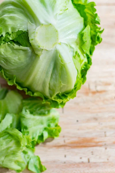 Iceberg lettuce, green vegetable from local market, farm fresh p