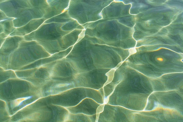 抽象的なテクスチャです。海を背景に水します。澄んだ青いリップル アクア — ストック写真