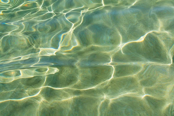 Absztrakt textúra. Víz óceáni háttér. Tiszta kék gyűrűző aqua — Stock Fotó