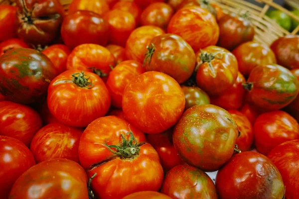 Ancient Provencal Francês Tomates Maduros Fazenda Mercado Rua — Fotografia de Stock