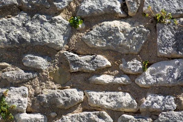 Pedras Velhas Parede Urbana Textura Papel Parede Modelo Designer Perto — Fotografia de Stock