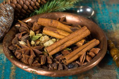 Kış ve Noel gün, için baharat bak için kullanılan koleksiyonu