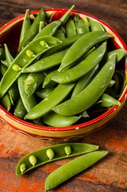Taze yeşil bezelye fasulye