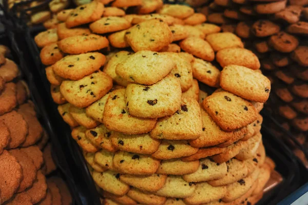 Biscuits et biscuits traditionnels français, empilable avec var — Photo