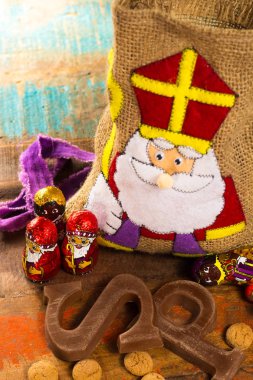 Ch için geleneksel Hollanda Saint Nicolas kutlama ile sunar