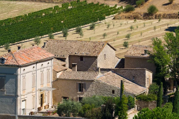 Životní Styl Chuti Provence Detaily Prvky Francouzská Architektura Malé Medirval — Stock fotografie