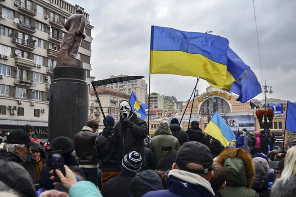 Euromajdan Revolution i Kiev 2013-2014 — Stockfoto