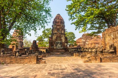 Ayutthaya Tapınağı 'nın antik kalıntıları, Tayland