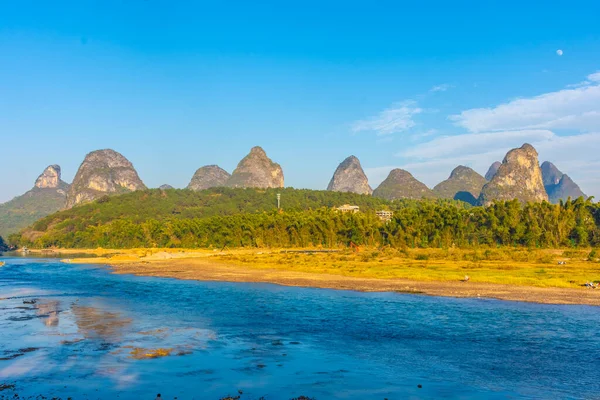 Landscape River Yangshuo China — Stock Photo, Image