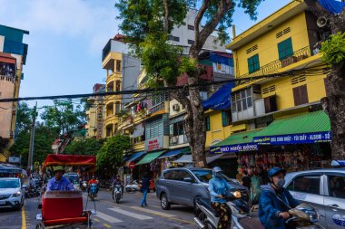 HANOI, VİETNAM, 4 HAZİRAN 2020: Hanoi şehir merkezi manzarası