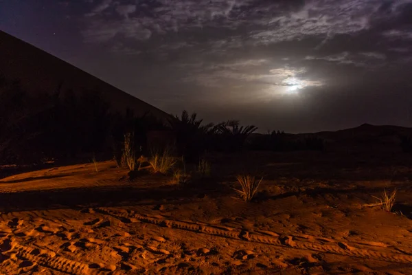 Desert Tent Camp Sahara Erg Chebbi Morocco — Stock Photo, Image