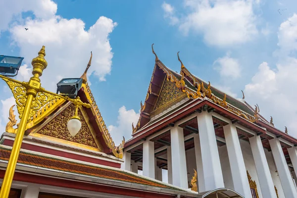 Templo Loha Prasat También Llamado Castillo Metal Bangkok Tailandia — Foto de Stock