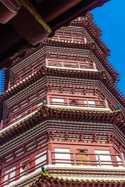 Pagoda Van Liurong Tempel Guangzhou Guangdong China — Stockfoto