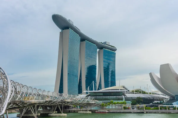 Singapour Octobre 2019 Moderne Marina Bay Sands Hotel — Photo