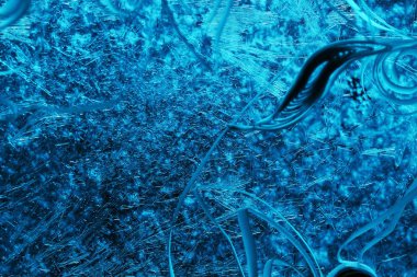 Buz mavi buz pateni pisti kış arka plan dokulu. Soyut kış 