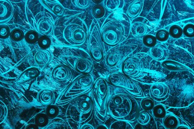 frost doku kar tanesi. Soyut