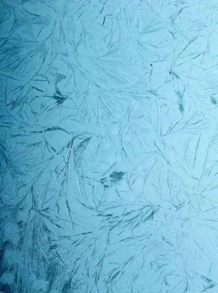 O contexto abstrato da estrutura do gelo (geada ). — Fotografia de Stock