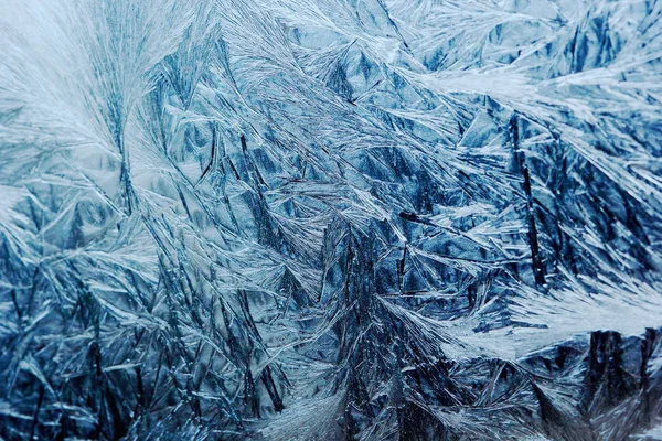 Buzlu tatlı pencere. Seelctive odak — Stok fotoğraf