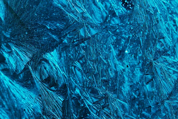 O contexto abstrato da estrutura do gelo — Fotografia de Stock
