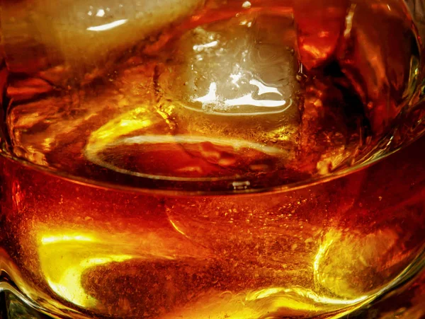 Whisky y hielo Background.closeup —  Fotos de Stock