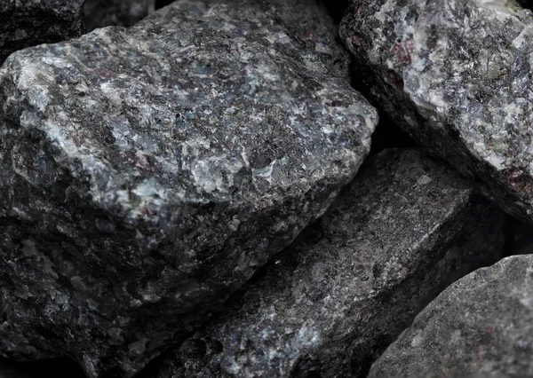 Гранітний гравій крупним планом macro.concept stones крупним планом — стокове фото