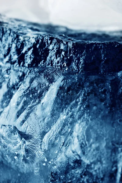 Pietra smerigliata.ghiaccio texture.Old ghiaccio primo piano shot.nature texture — Foto Stock