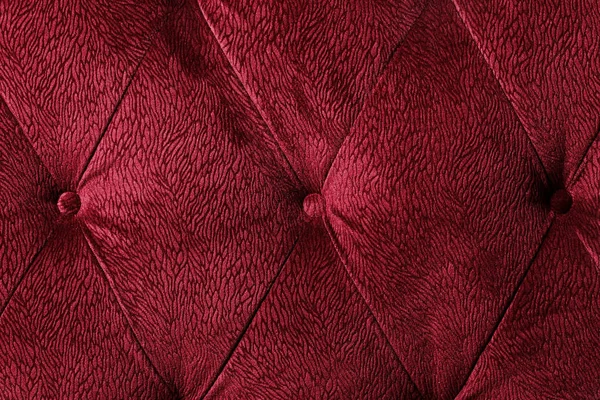 Bordo tissu rouge canapé texture background.Concept Textures de meubles — Photo