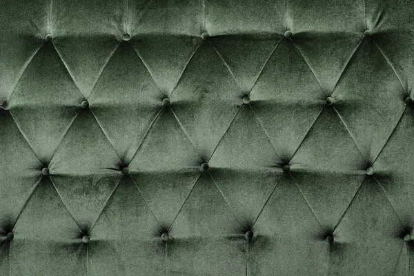 Πράσινο ύφασμα καναπέ υφή φόντου. Έννοια υφές των επίπλων — Φωτογραφία Αρχείου