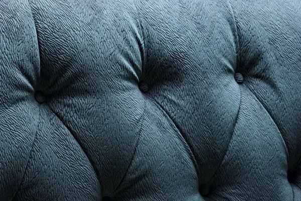 Fondo de textura de sofá de tela cian — Foto de Stock