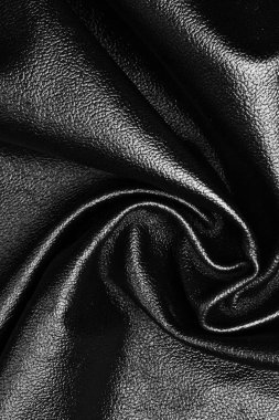 siyah deri dokusuna. Deri arka plan. Doğal arka plan