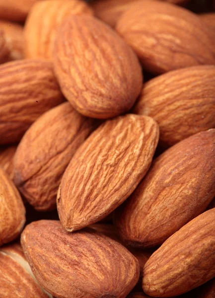 Almond. Almonds macro. Almonds background. Almond nuts.Almond nuts texture closeup.Selective focus