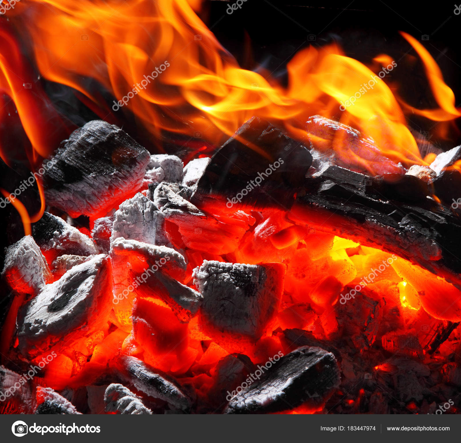 Charcoal flames online