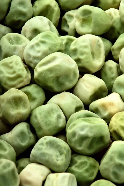 背景テクスチャ トップ ビューを分割緑エンドウ豆を乾燥させます。選択と集中. — ストック写真