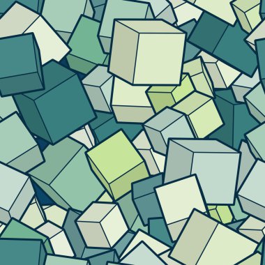 vektör küp arka plan.