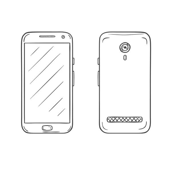 Akıllı telefon vektör çizimi