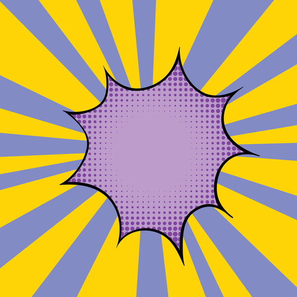 Retro comic background