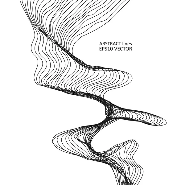 抽象的な動的線 — ストックベクタ