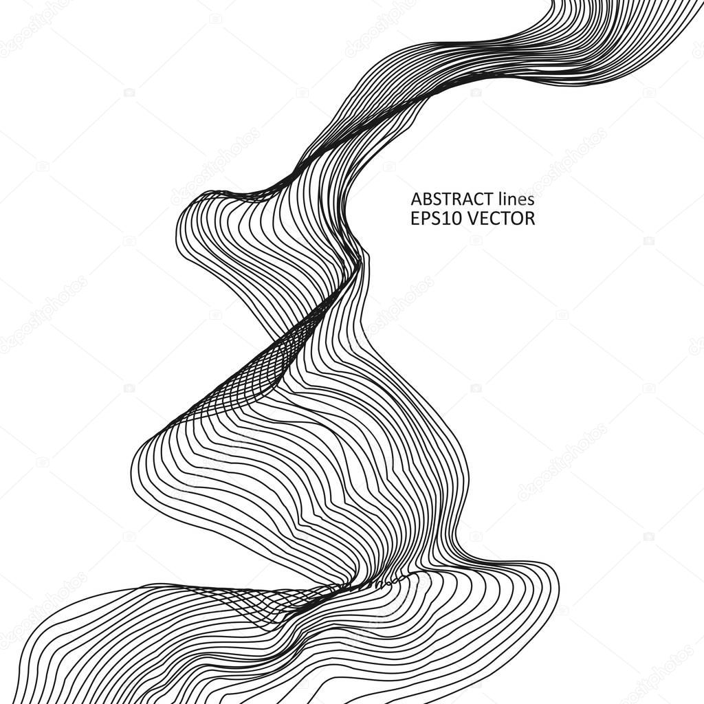 Abstract dynamic lines
