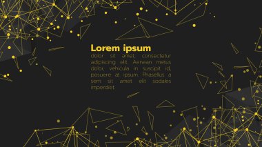 Soyut çokgen arkaplan