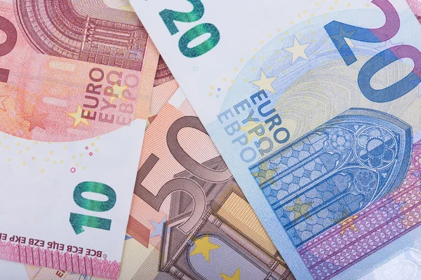 Euro money background. Euro banknotes. European Union Currency